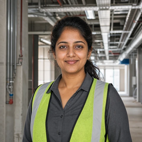 Fictional Indian structural engineer profile