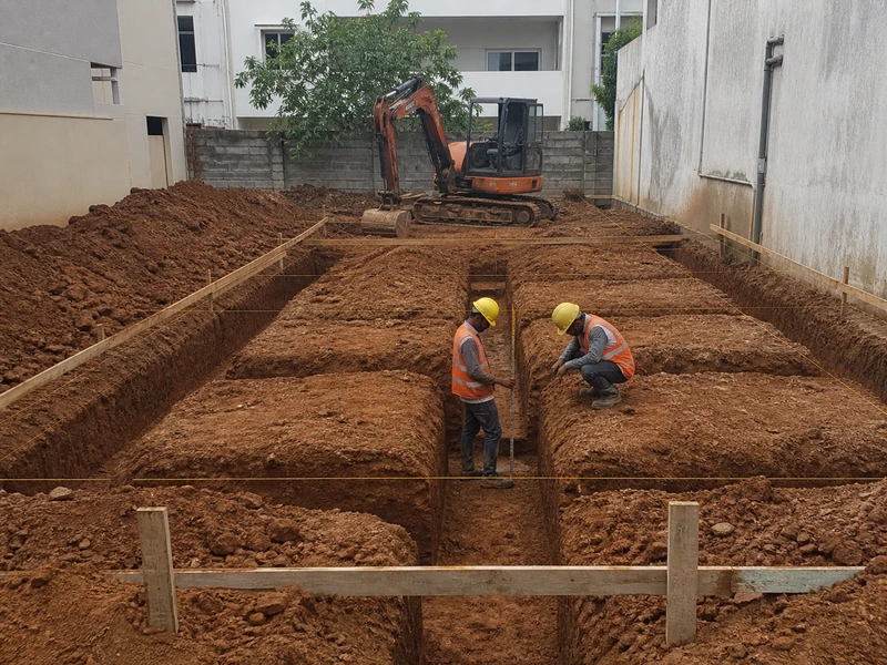 Residential excavation stage